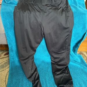 Ovation Black leggings riding pants xl 1x . Size 34 . Side pockets women belted